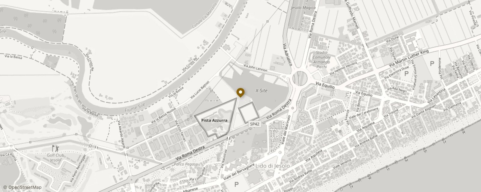 Mappa: Via Flavio Gioia 25, 30016 Lido di Jesolo (VE)